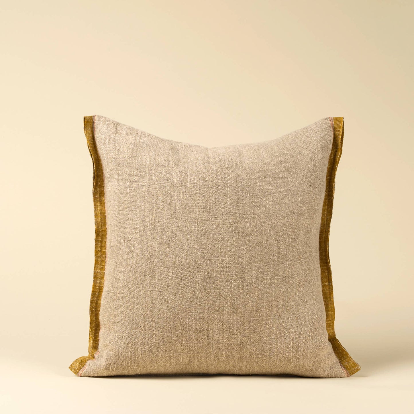 20x20 Selvage Linen Pillow, Sunflower