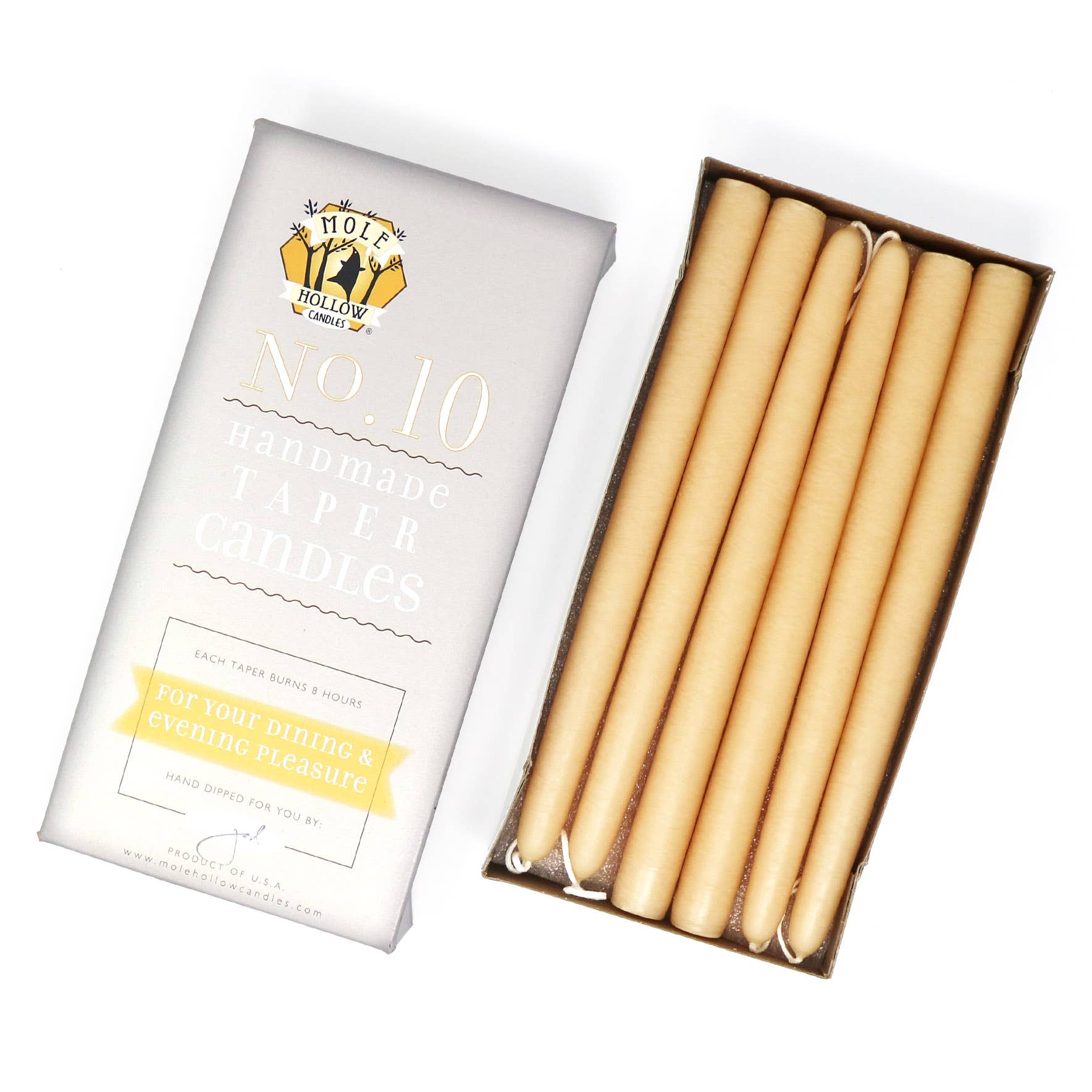 10" Taper Candles - Choose from 39 colors!