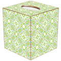 TB7832- Lagos Green Laura Park Tissue Box