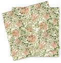 6LLN-WM Stonewashed Linen Print Napkins - Honeysuckle