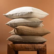 24x24 Lina Linen Pillow Dune