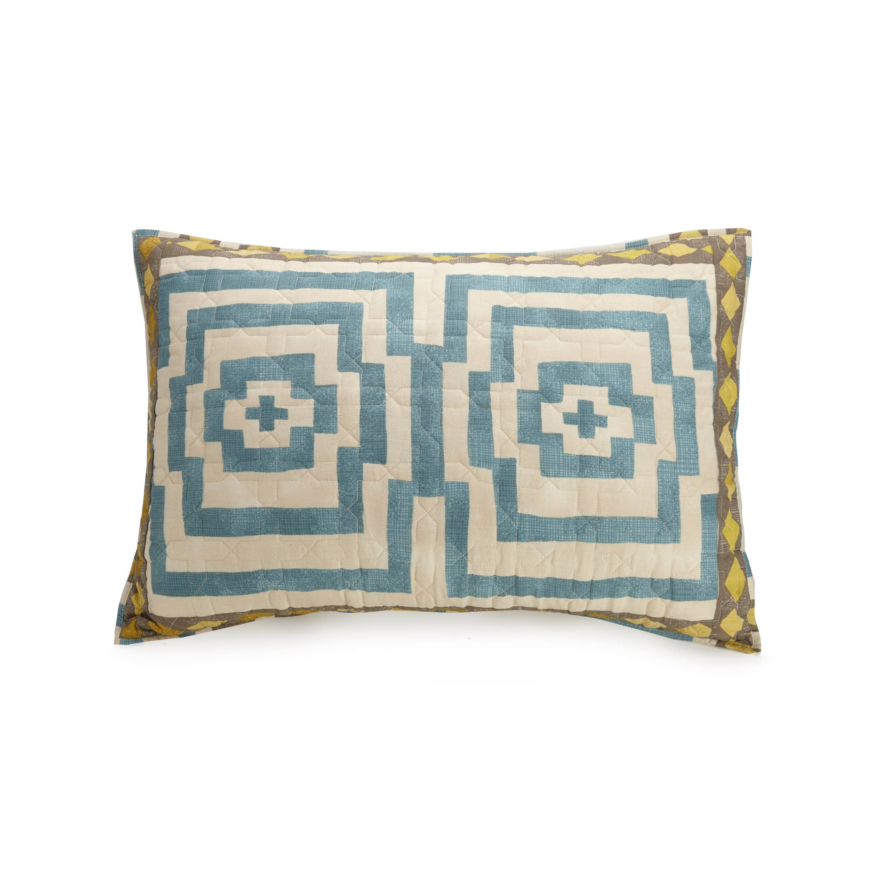 Hypnotic 3-Piece Quilt Set (Blue) - Jungalow