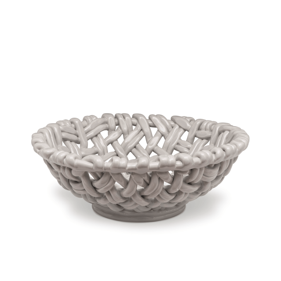 Round Basket Greige