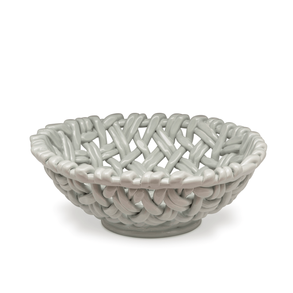 Round Basket Sheer Blue
