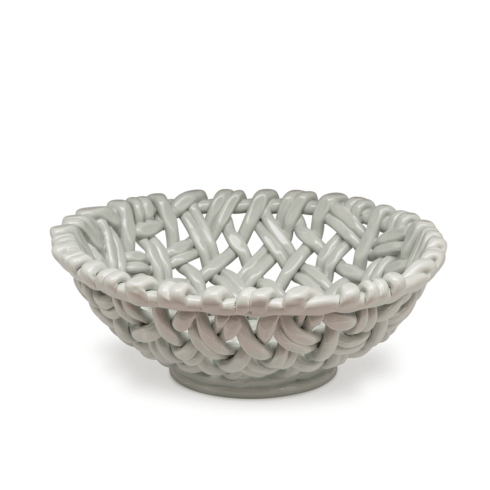 Round Basket Sheer Blue