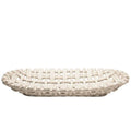 Oval Basket Ivory