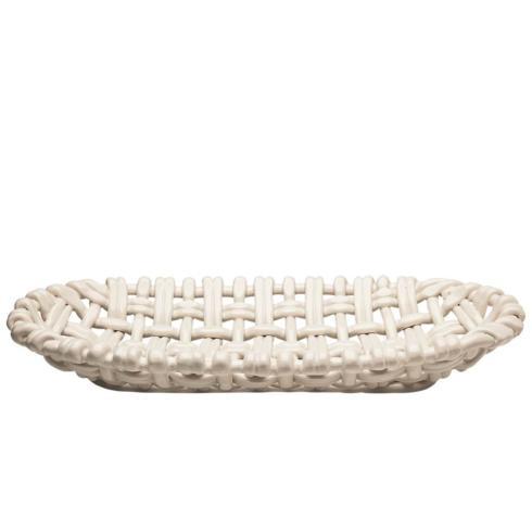 Oval Basket Ivory