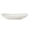 Oval Basket Matte White