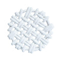 8" Round Trivet White