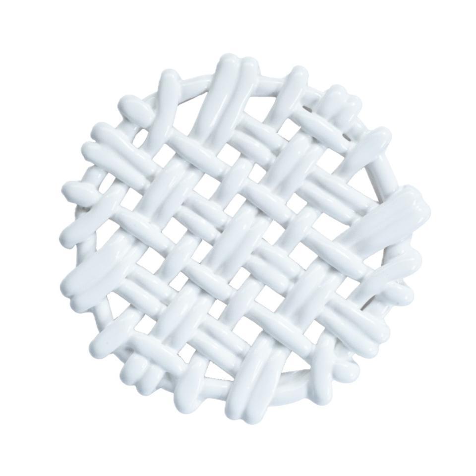 8" Round Trivet White