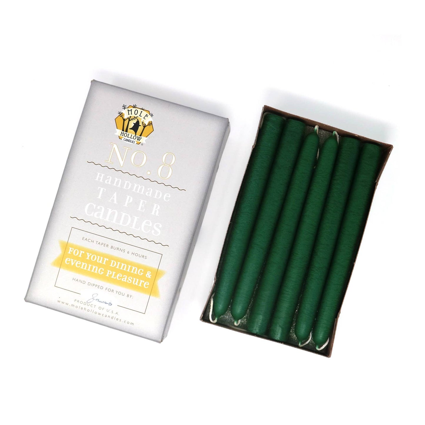 8" Taper Candles - Choose from 39 colors!