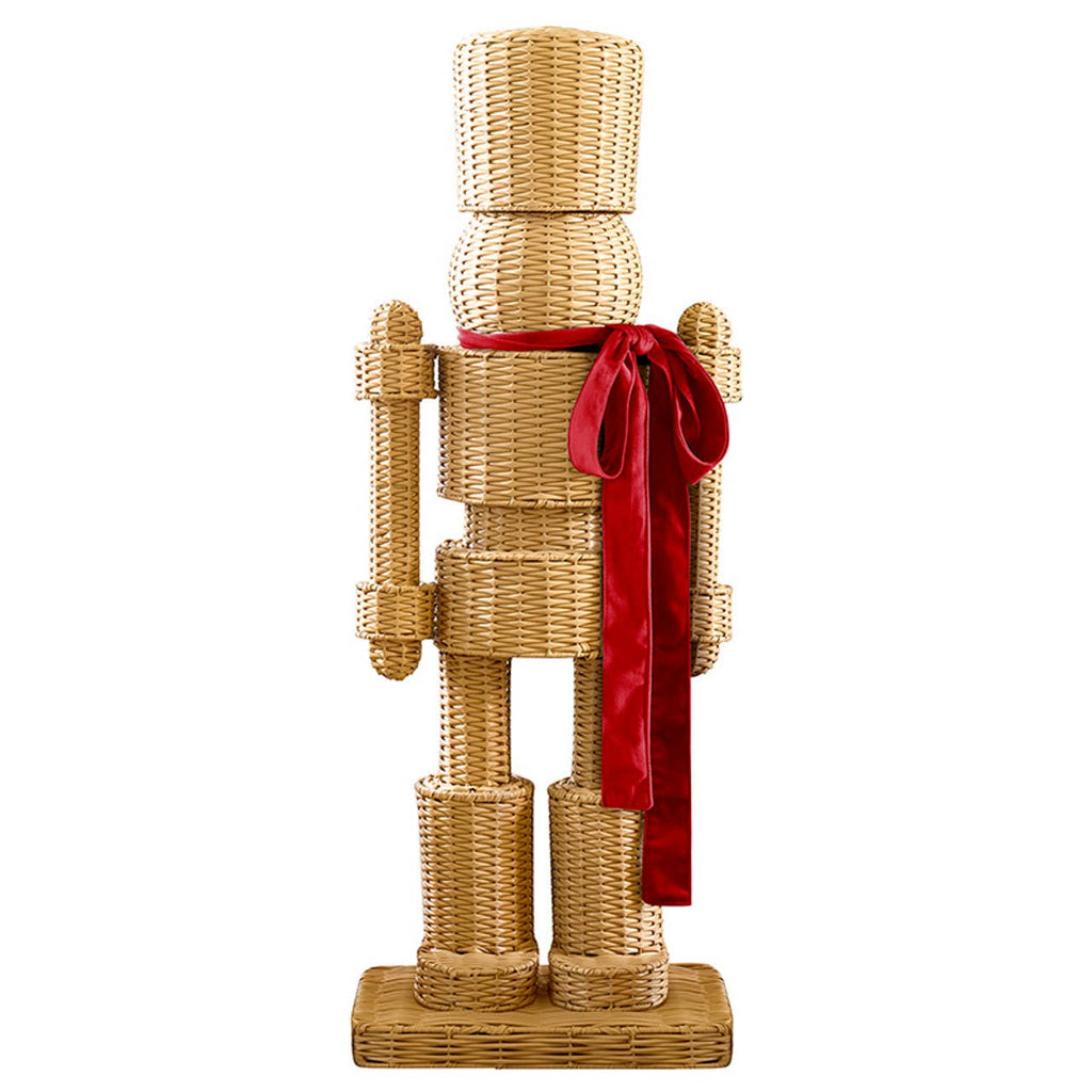 All Weather Rattan Nutcracker - Red