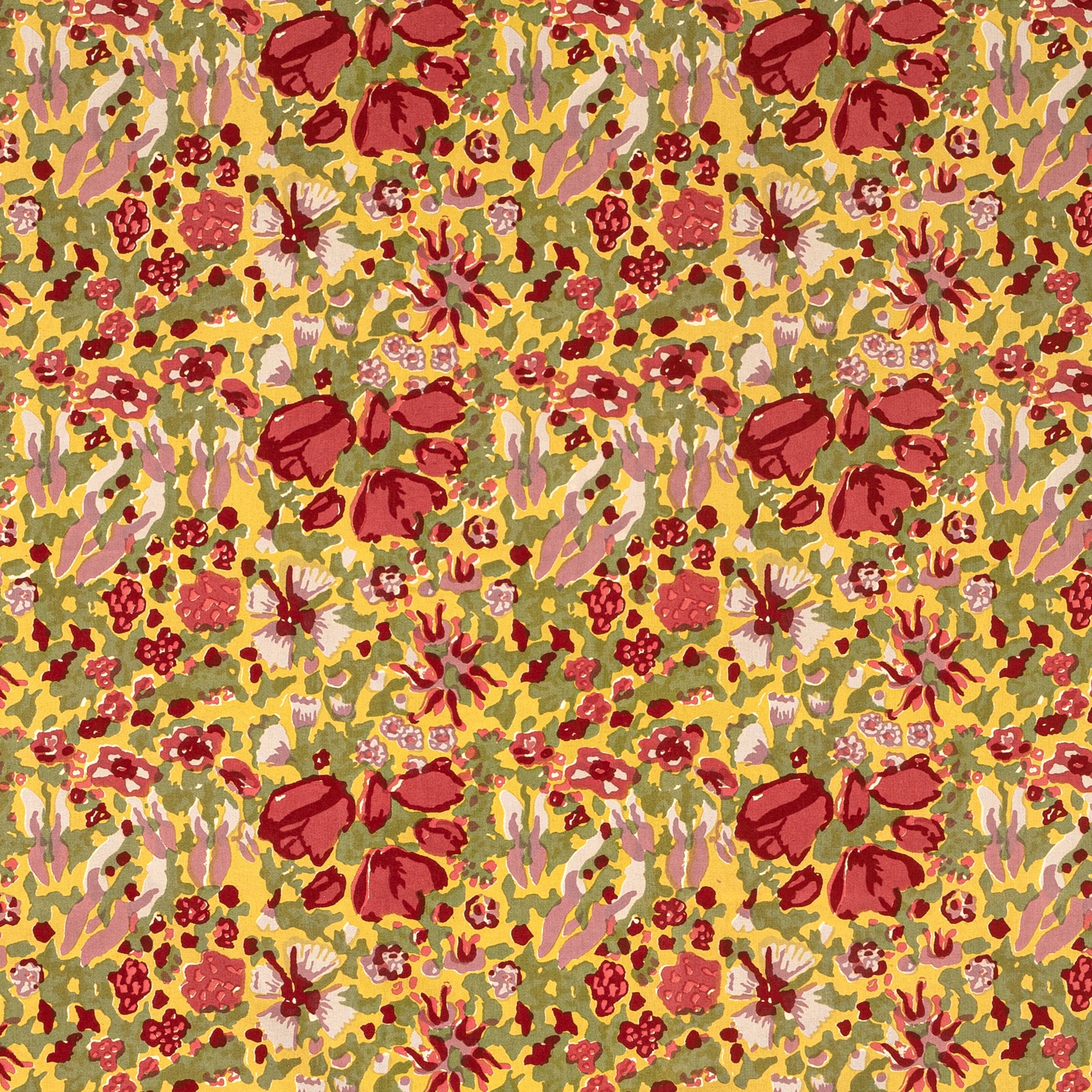 Jardin Red & Green | French Tablecloths