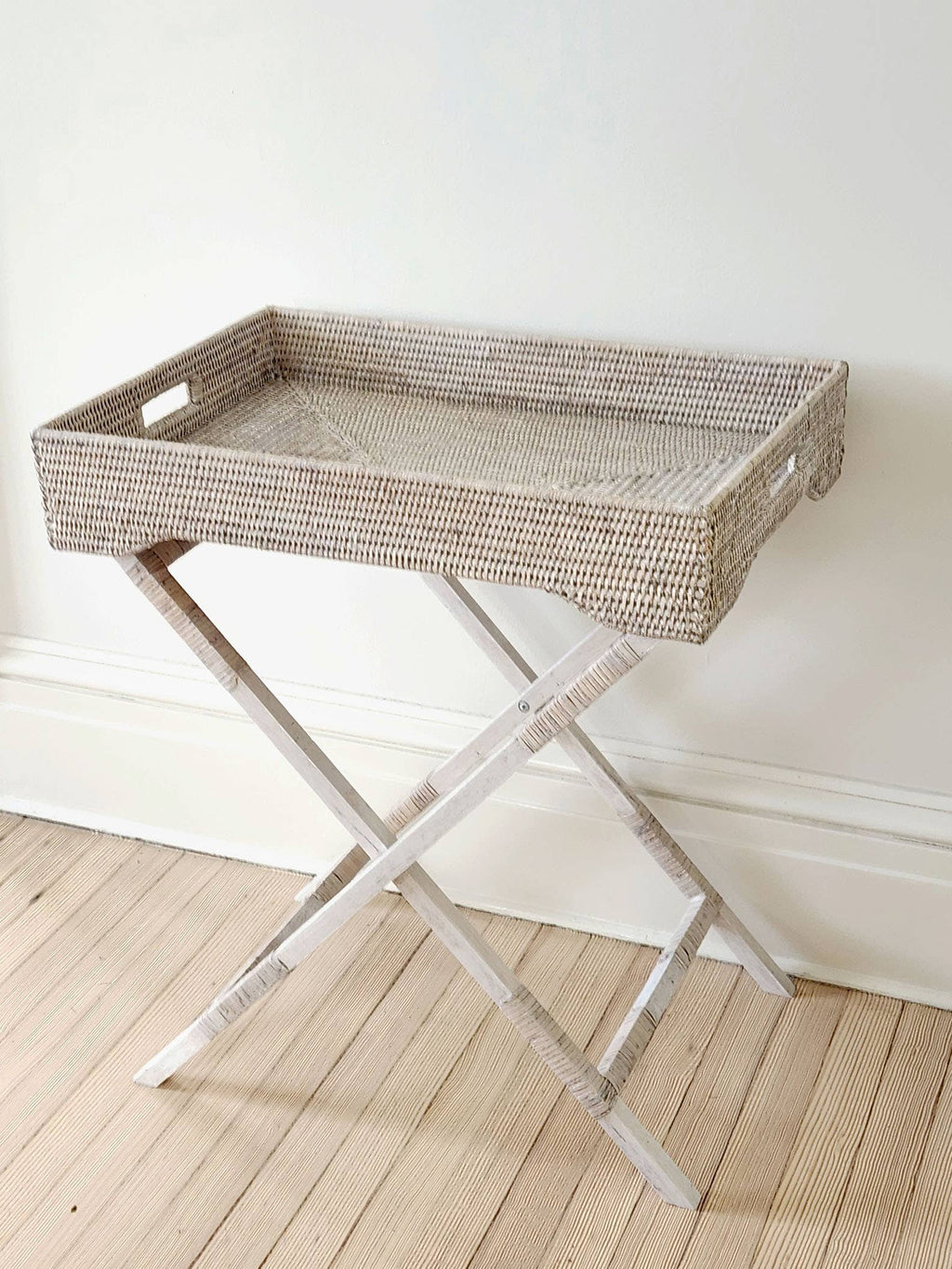 Rectangular Butler Tray with Stand - AB  26x18x29.5'H