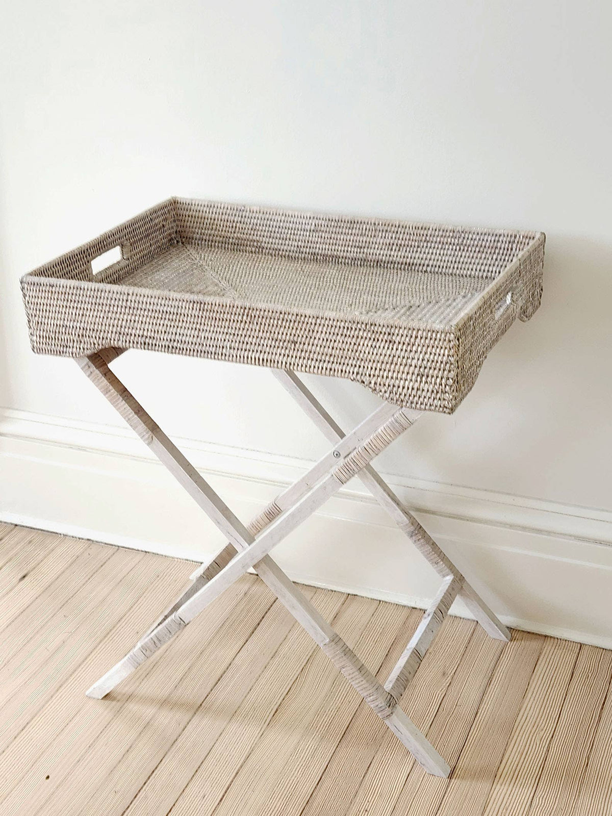 Rectangular Butler Tray with Stand - AB  26x18x29.5'H