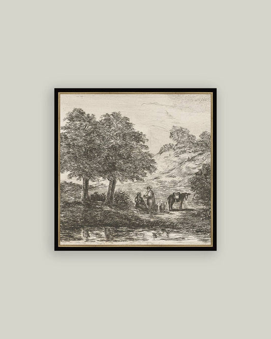 Landscape with Family under Tree