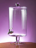 Glass Footed Beverage Dispenser