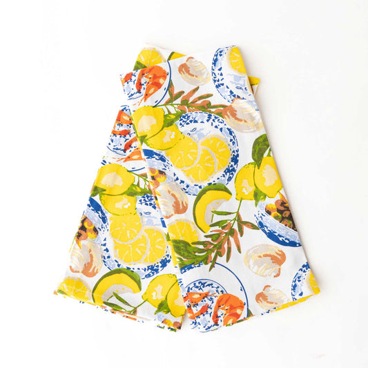 Lemon Santorini Kitchen Towel Set