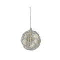4"Sage Embellished Ball Ornament