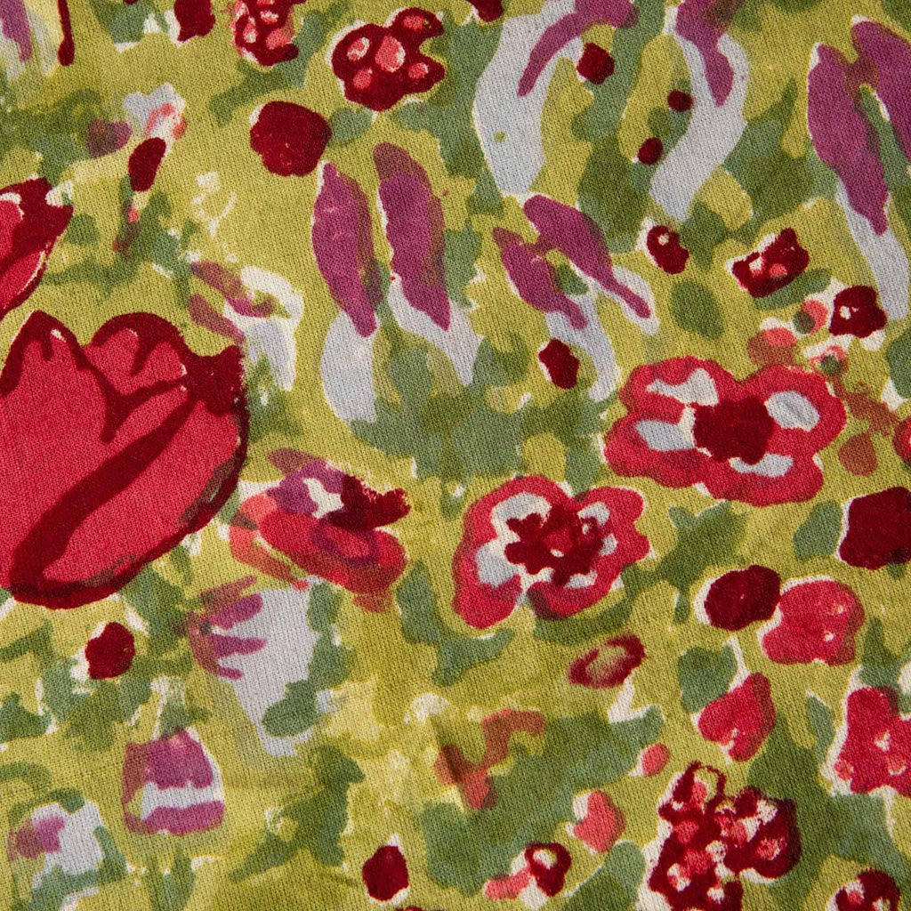 Jardin Red & Green | French Tablecloths
