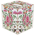 TB6824-Rose Medallion Roses with Bird Tissue Box Cover