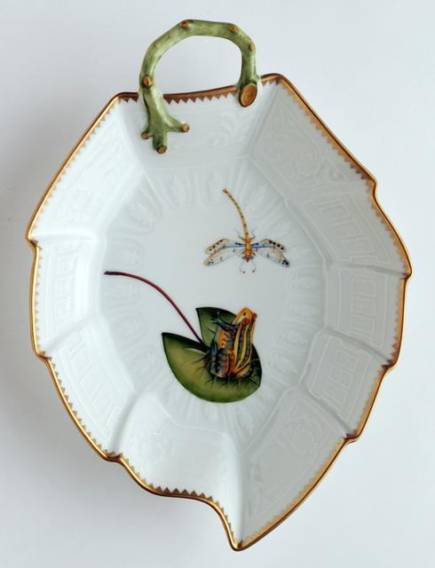 Frog On Lily Pad Leaf Dish