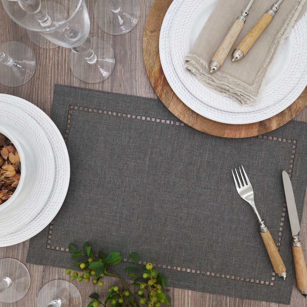 Laser-Cut Hemstitch Placemat