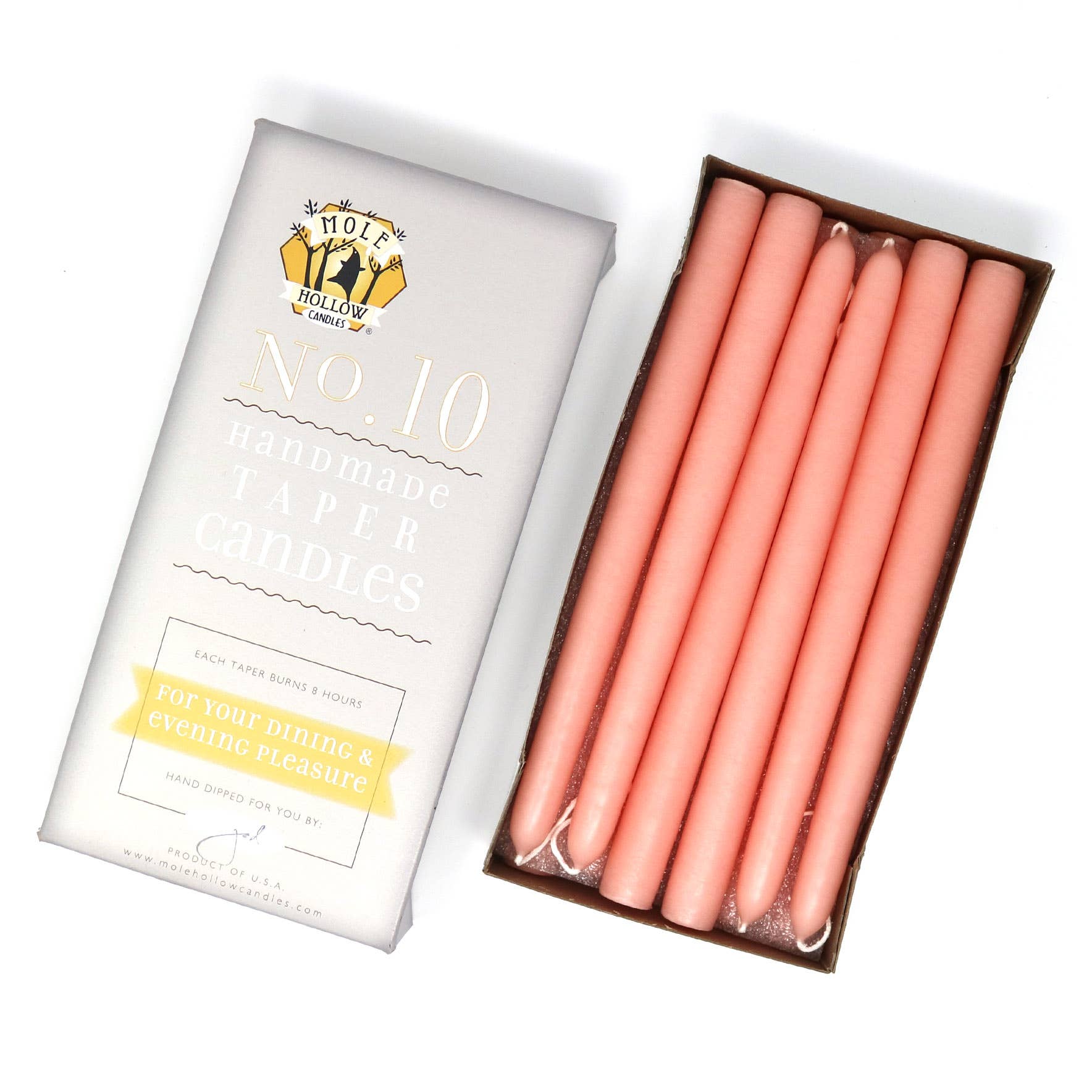 10" Taper Candles - Choose from 39 colors!