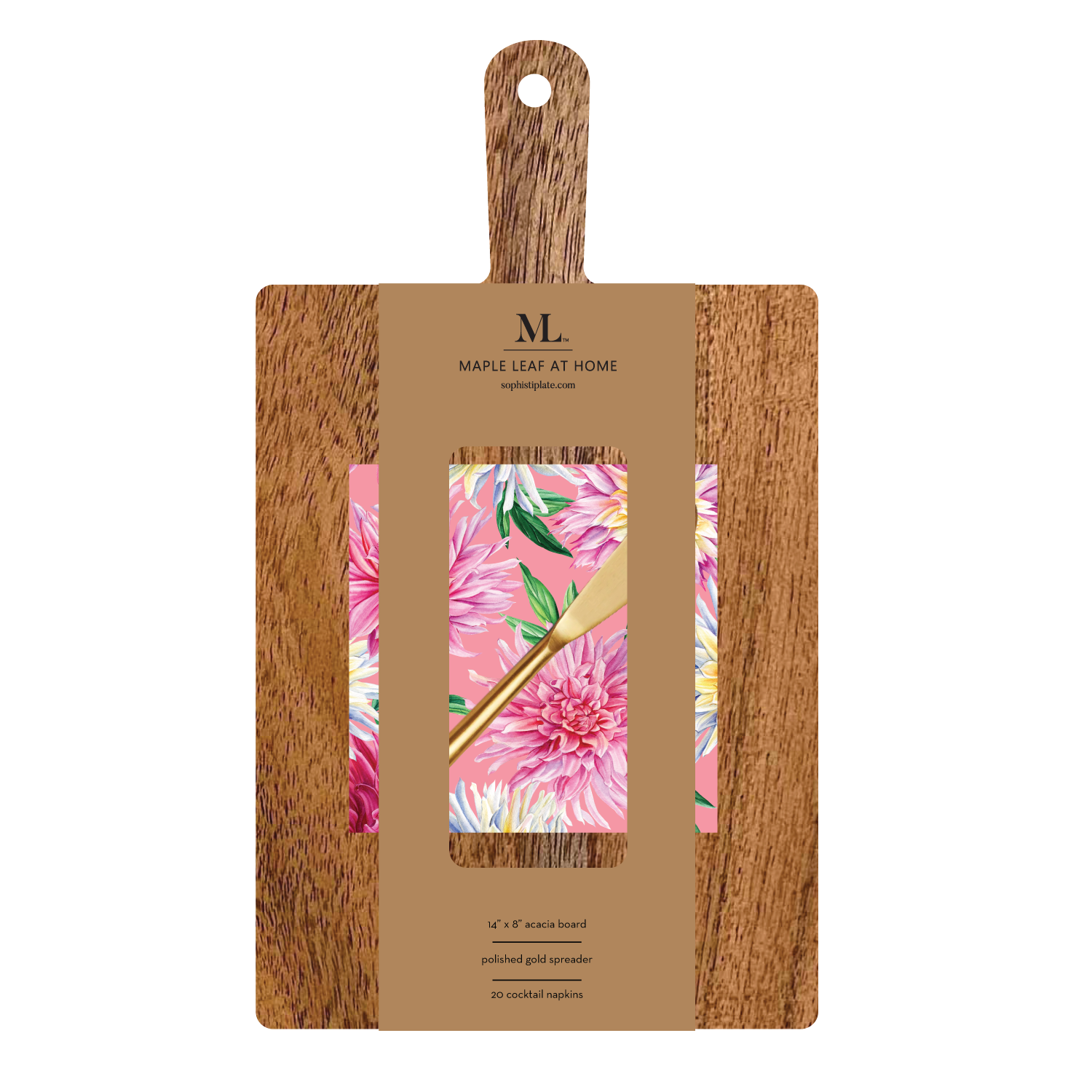 14" x 8" Board Gift Kit: Dahlia Garden