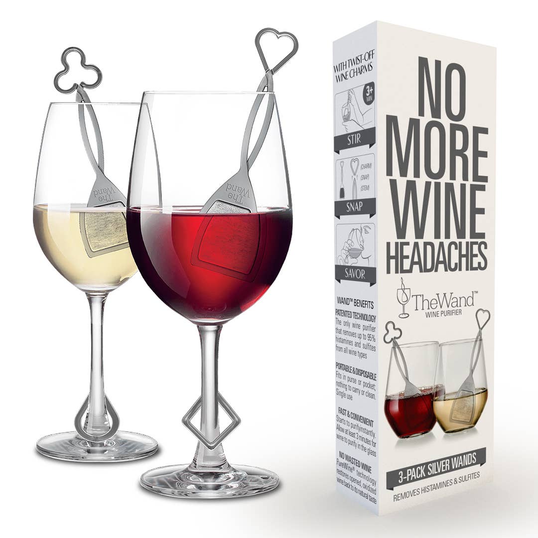 Original, bold and brilliant Silver Wine Wand