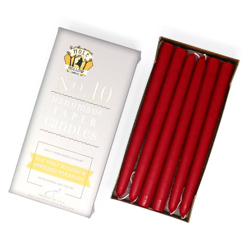 10" Taper Candles - Choose from 39 colors!