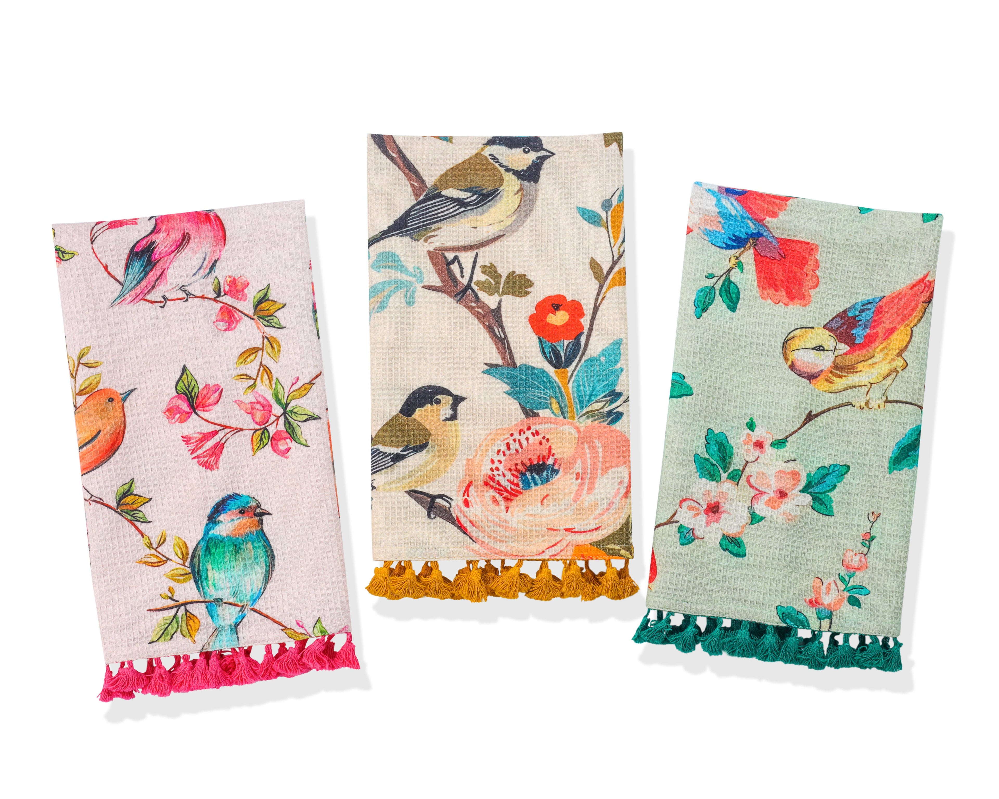 Avian Bloom Kitchen Towel Set