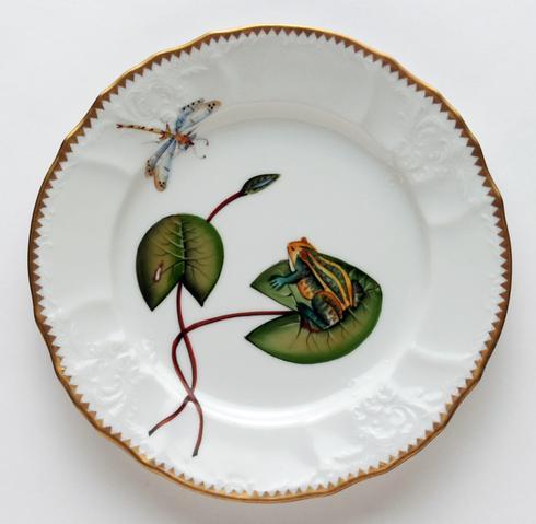 Frog On Lily Pad Salad Plate