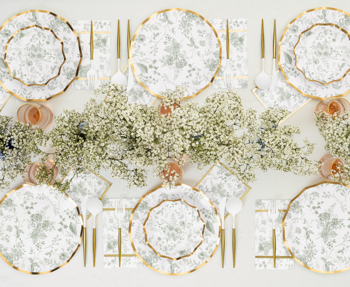 Timeless Sage Cocktail Napkins/20pk