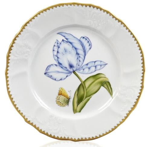 Purple & Blue Tulip Salad Plate