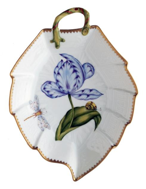 Blue &amp; Purple Tulip Leaf Dish