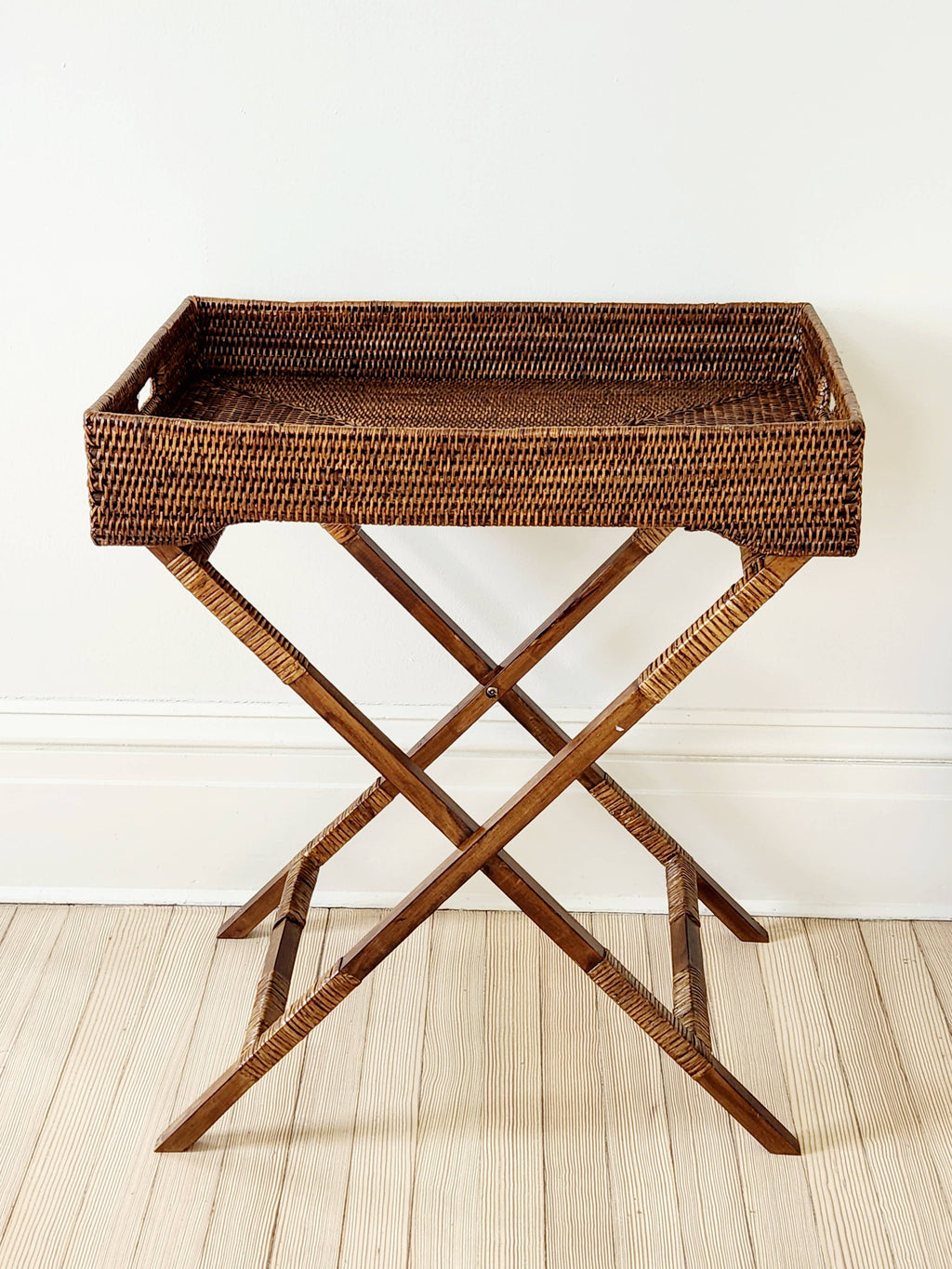 Rectangular Butler Tray with Stand - AB  26x18x29.5'H