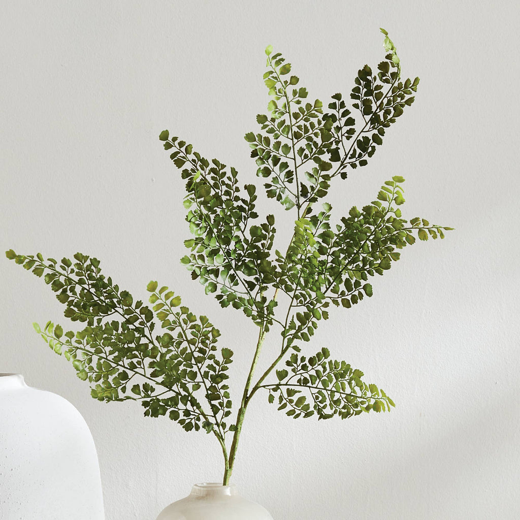 Maidenhair Faux Fern Stem