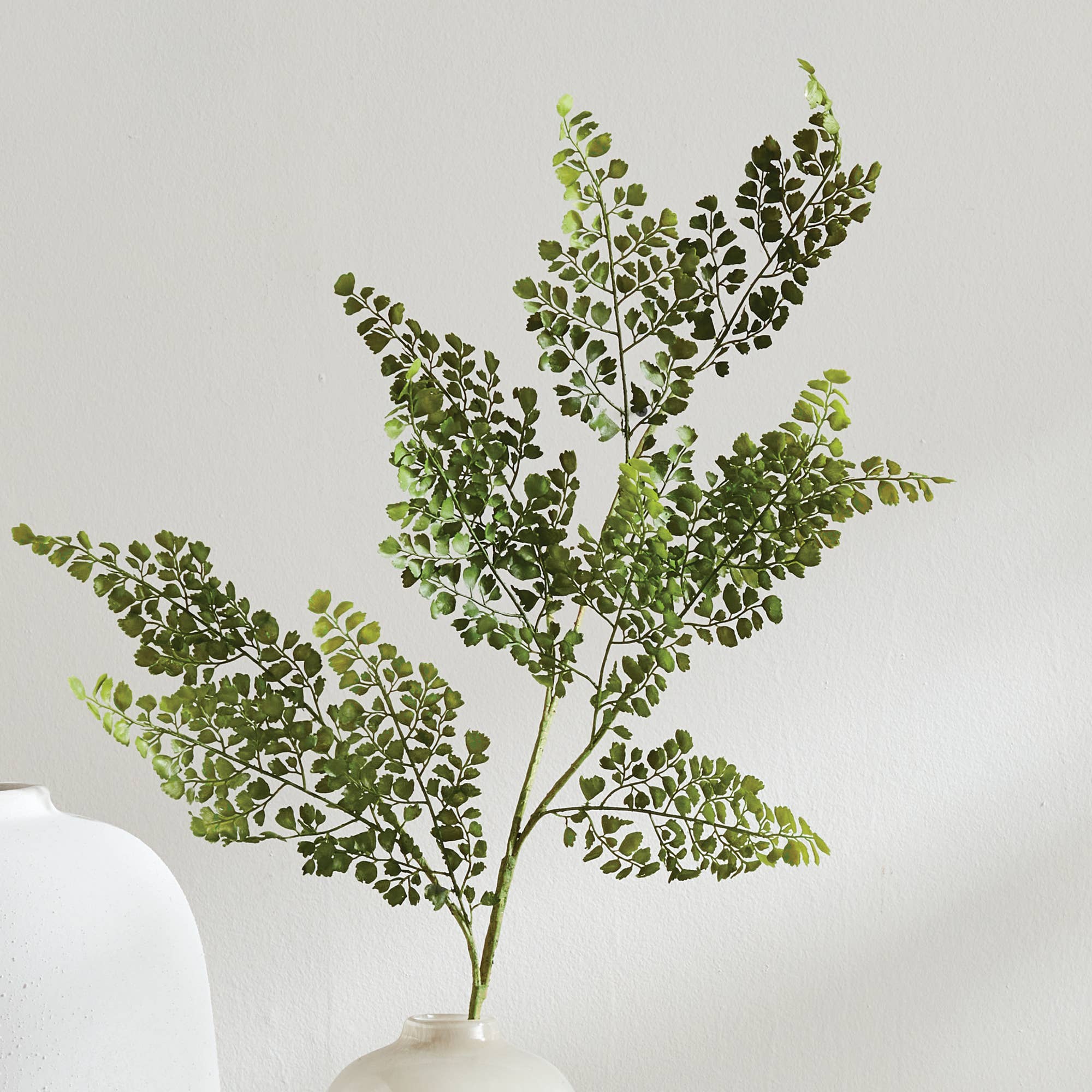 Maidenhair Faux Fern Stem