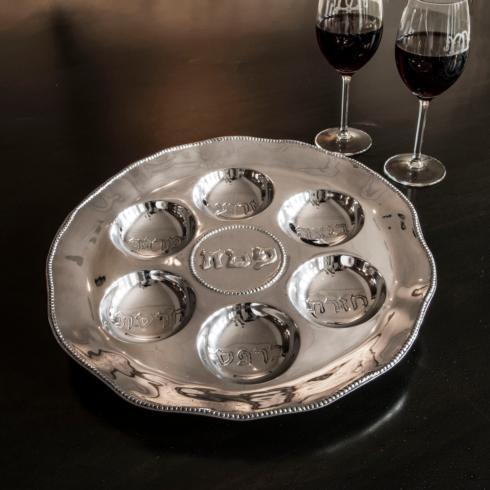 Seder Plate with Pearls