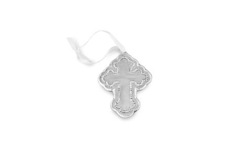 Pearl Cross Ornament