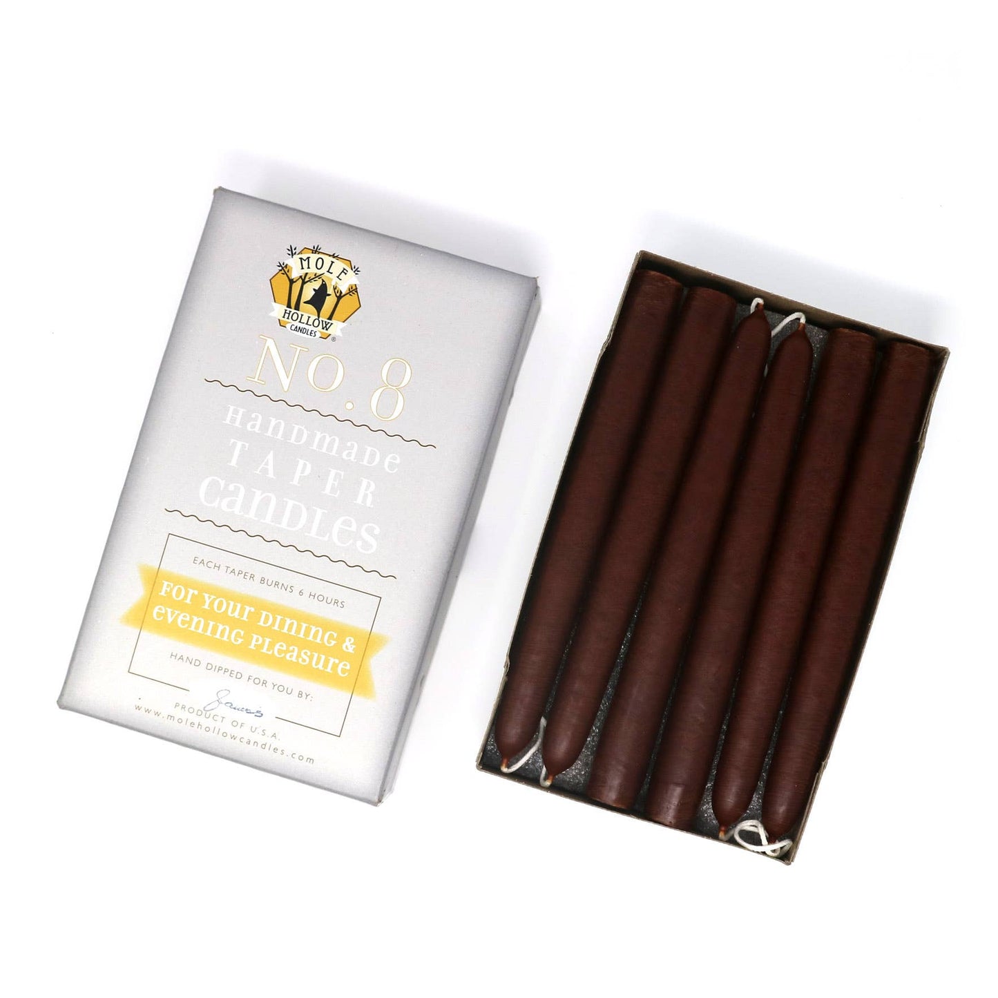 8" Taper Candles - Choose from 39 colors!