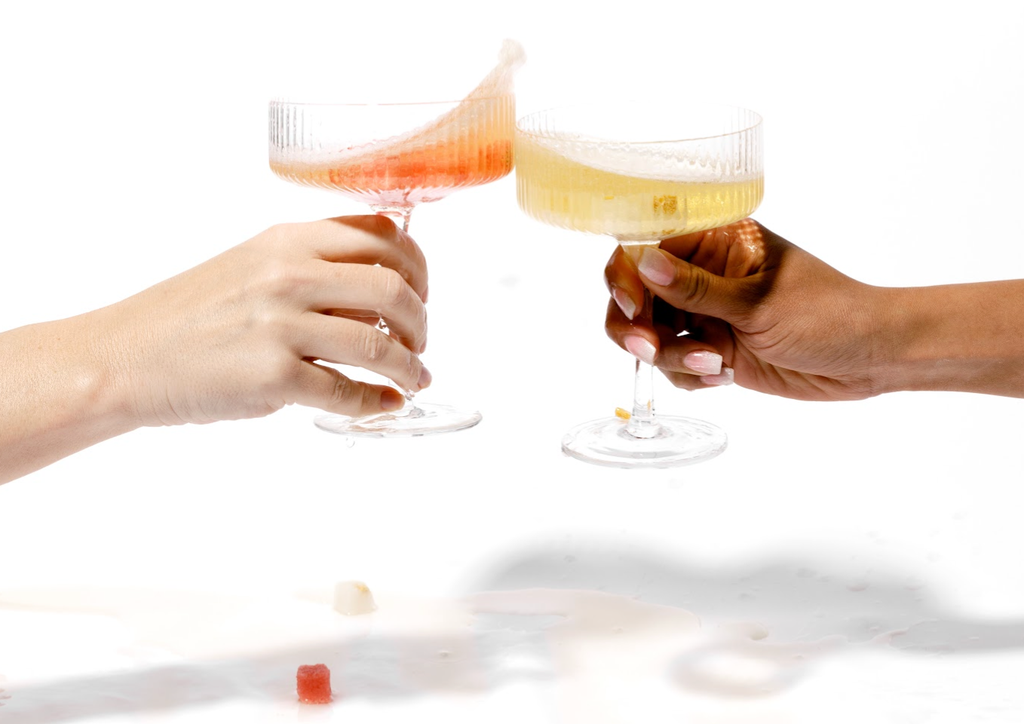 Mimosa Mixer Cubes for Brunch and Bridal Showers