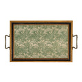 William Morris Tulip Decorative Tray with Brass Handles