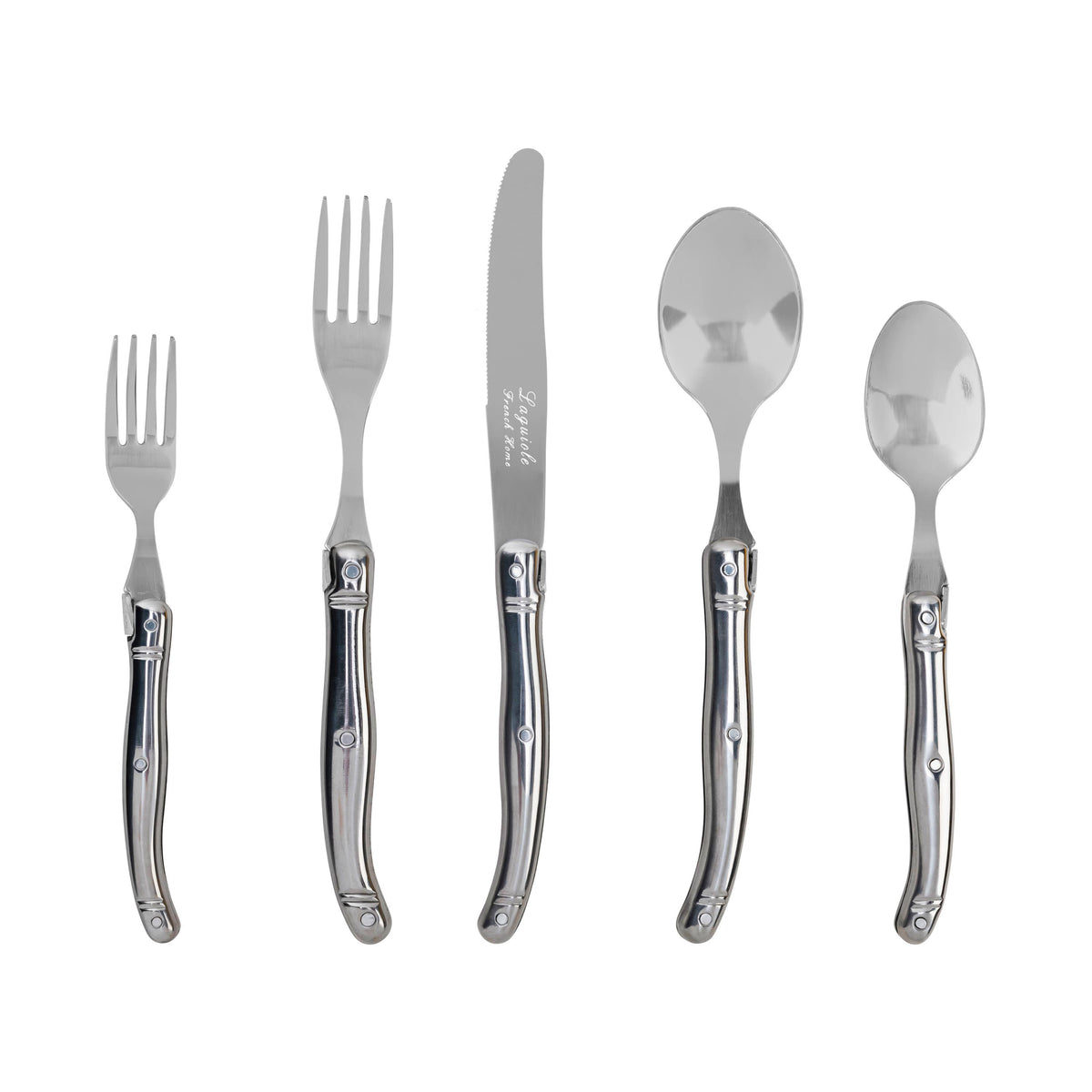 Laguiole Connoisseur 20-Piece 18/10 Stainless-Steel Flatware