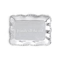 Organic Pearl Rectangular Engraved Tray "Friends till the end"