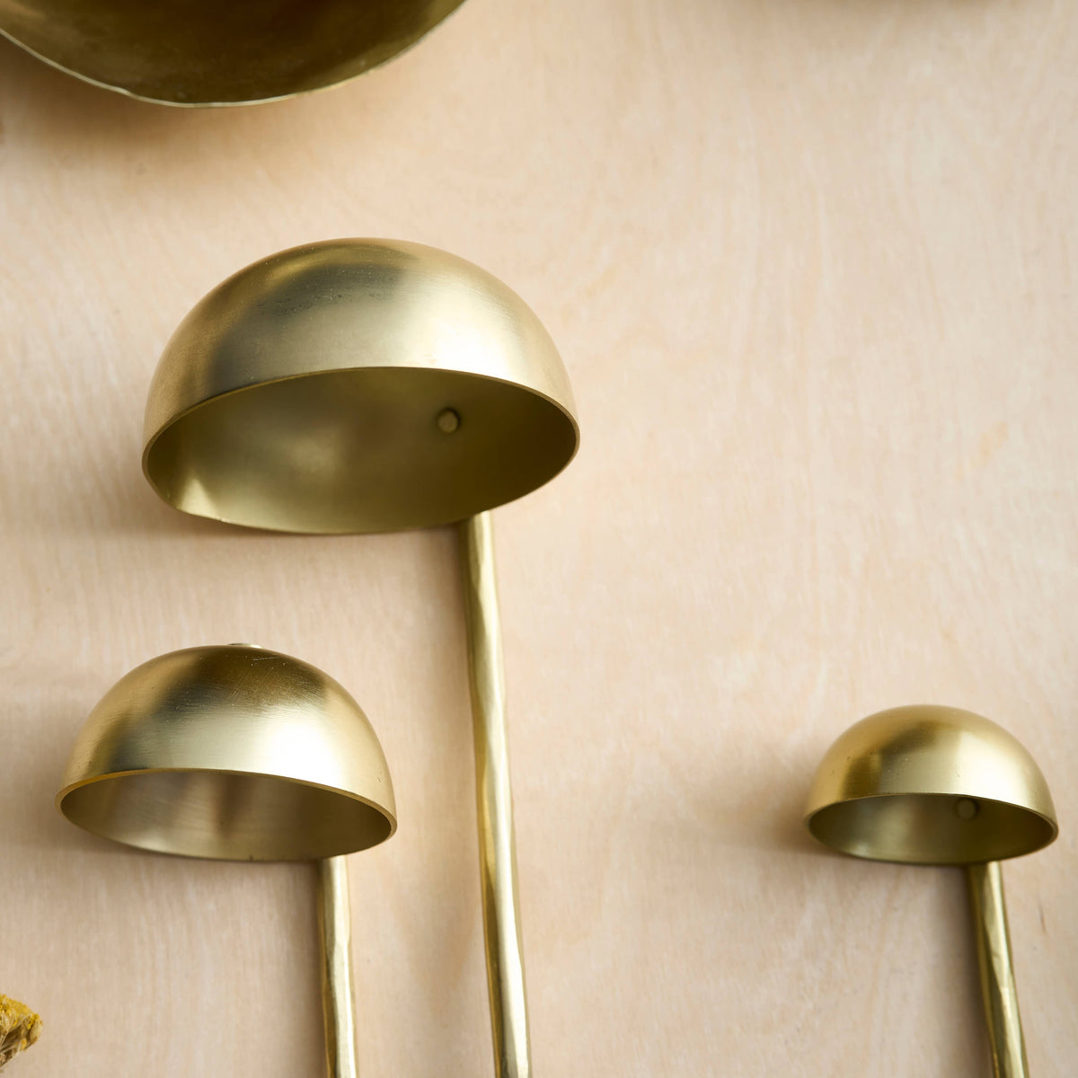 Forge Brass Ladles Assorted - Set of 3