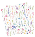 6LLN-Stonewashed Linen Print Napkins - Pastel Florals