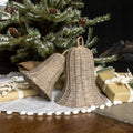 SET/ 2 RATTAN BELLS