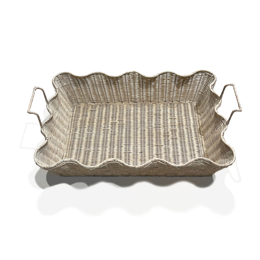 Large Scalloped Tray
